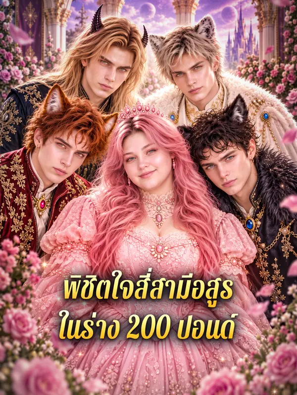 โปสเตอร์ พิชิตใจสี่สามีอสูร ในร่าง 200 ปอนด์